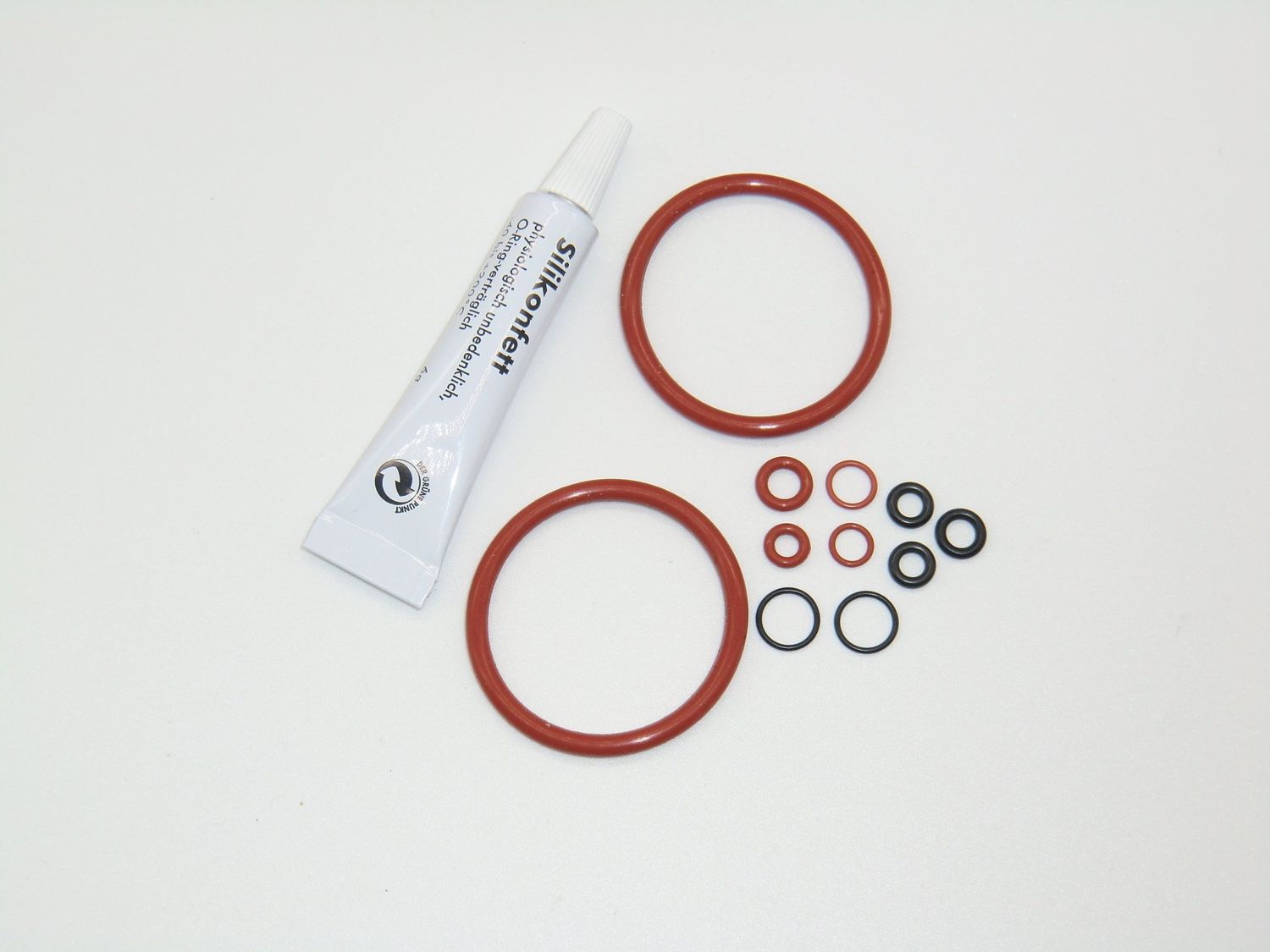 WMF O-Ring Dichtung Dichtungssatz  6g Fett  für Brühgruppe Brüher WMF Ecco,1000,1000P Scherer Siena 1 und 2 Opal
