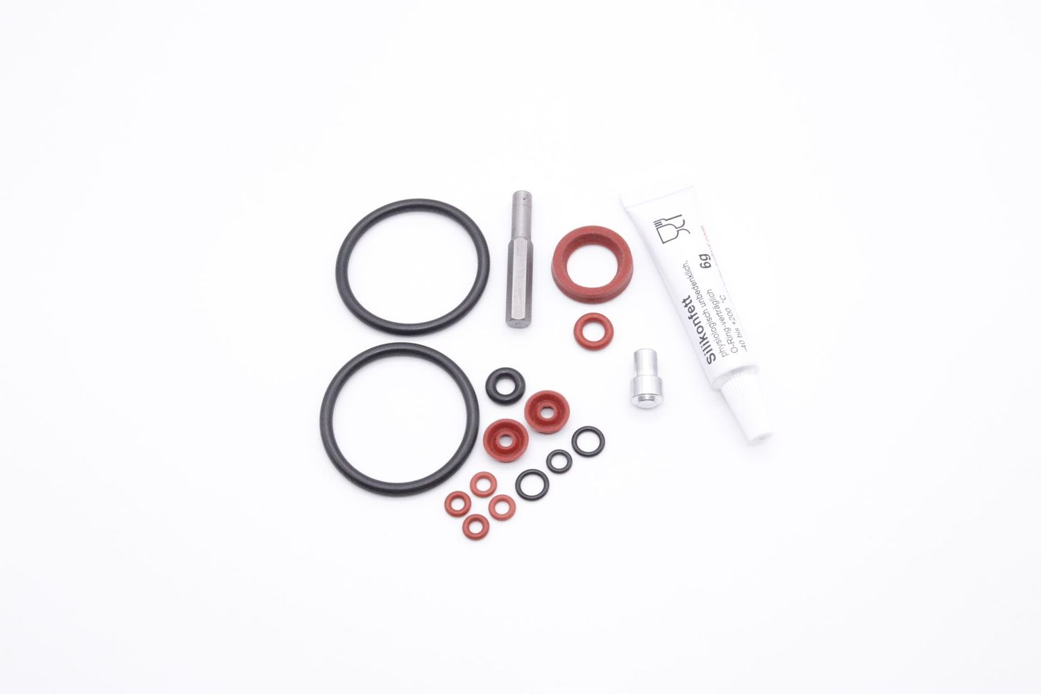 Jura Dichtungssatz O-Ring EPDM Schlüssel BIT Kappe 6g Fett Set für Drainageventil + Wassertanksatz Ena 3 bis 7 Giga J Z