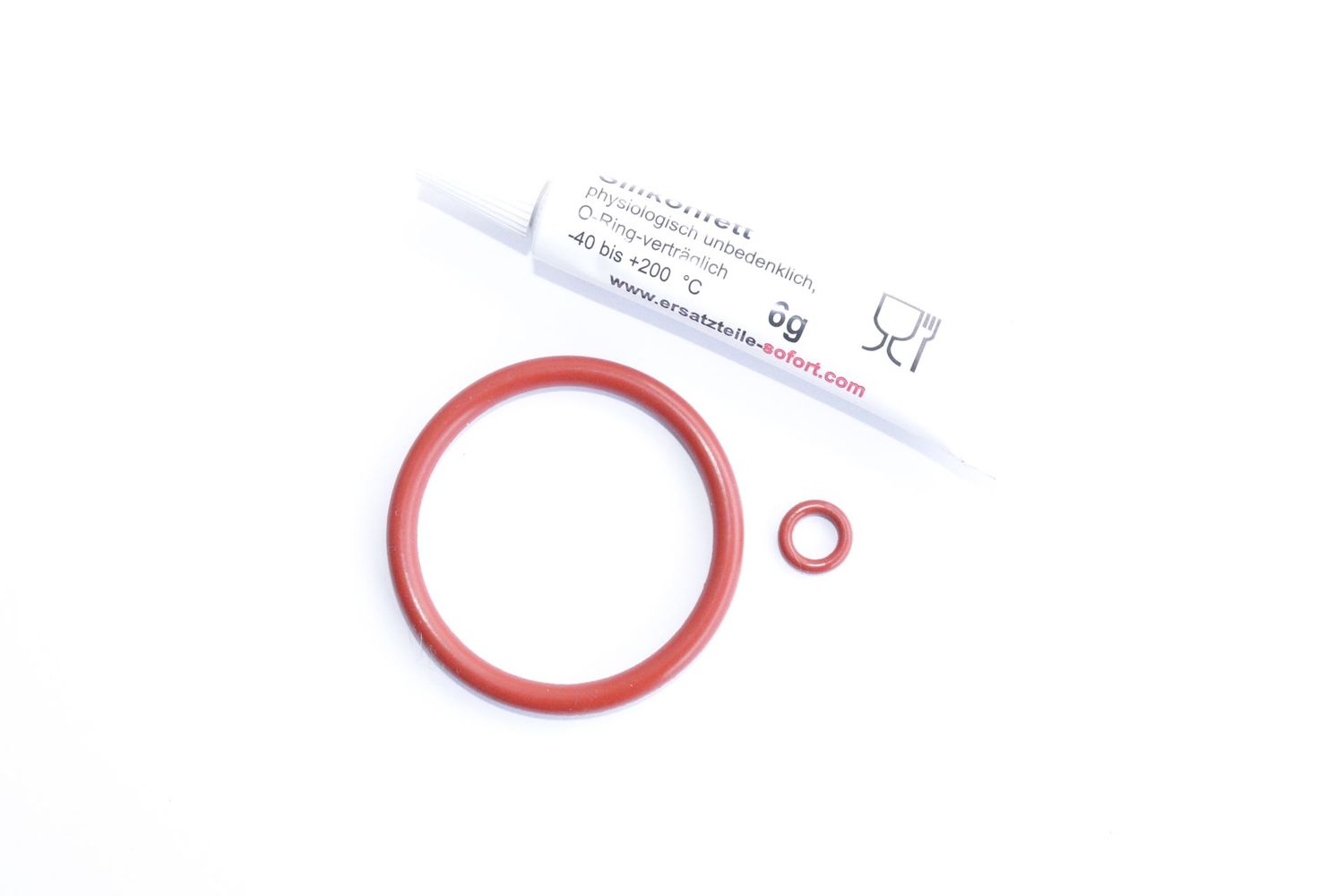Kaffeevollautomat Dichtungssatz Dichtung O-Ring Keramikventil /Kolben Brühgruppe Bosch Vero Cup Siemens EQ3 EQ9 EQ500/700 Fett 6g Tube