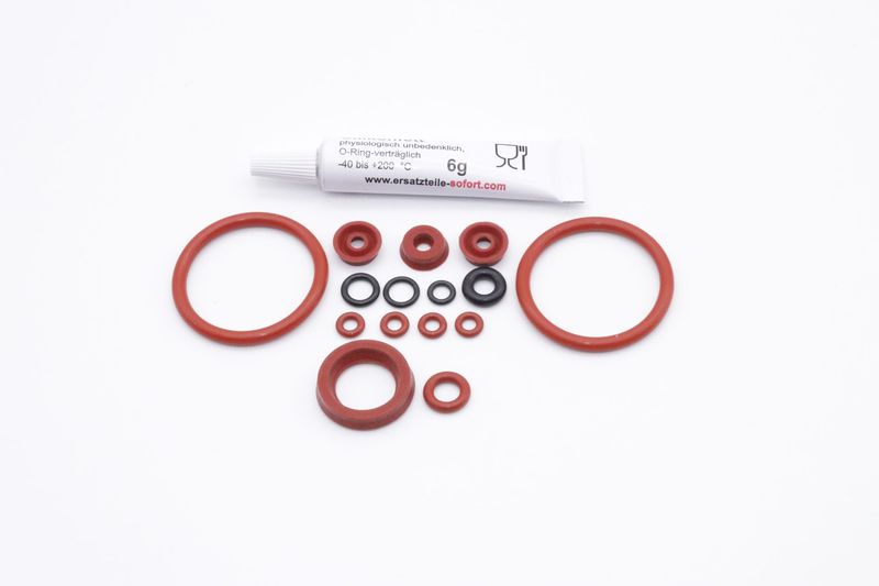 Jura A-Serie und ENA Micro Brühgruppe Dichtungssatz Wartungssatz für Drainageventil  Wassertank + Fett 6g