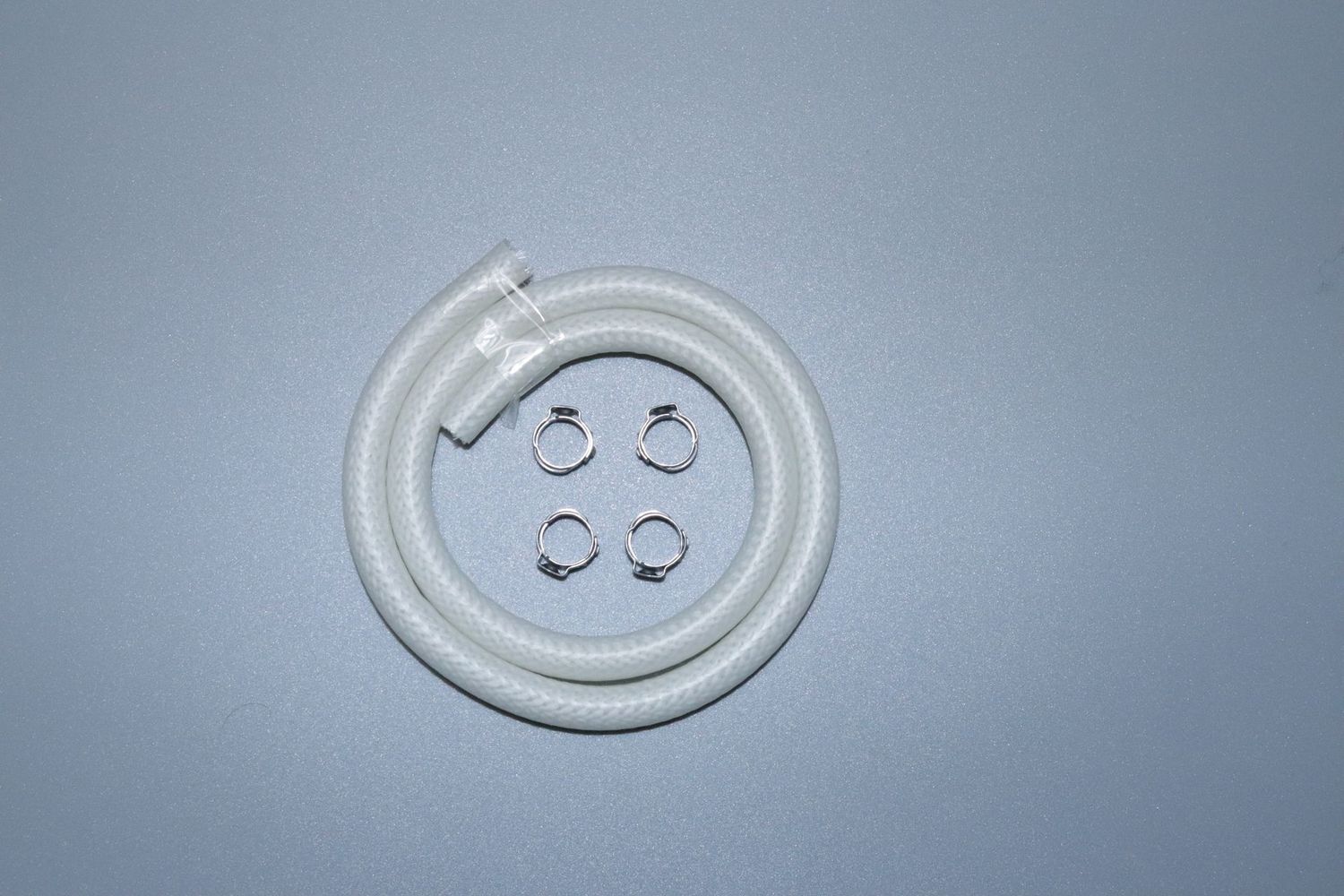 Silikon Gewebeschlauch Schlauch Krups Jura Saeco Philips Siemens Bosch 38 Bar Innen ID 4,1 x 2 mm 8,1 mm Außen + Schellen