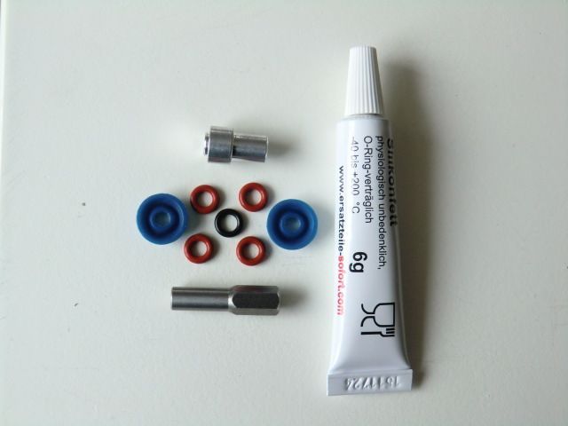 Jura Franke Wartungsset Dichtung für Drainageventil Kappe Bit Fett