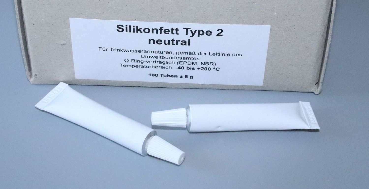 Silikonfett Fett 6g Tube Universell Kafeevollautomat Dichtung Lebensmittelecht