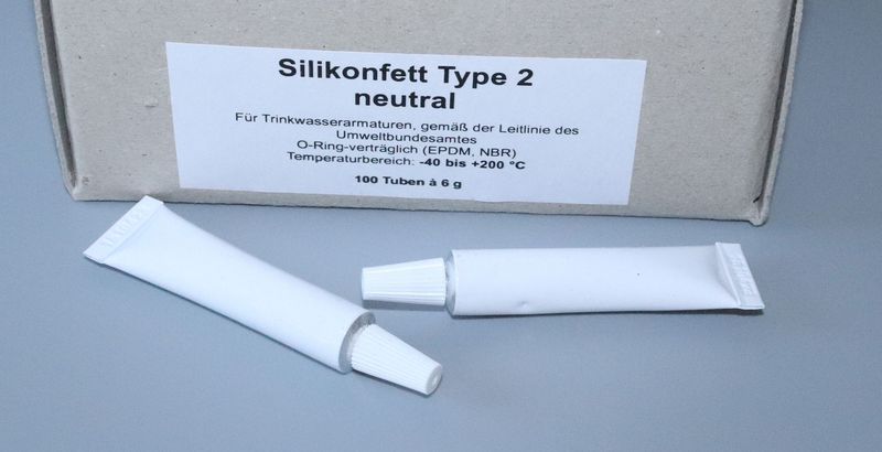 Silikonfett Fett 6g Tube Universell Kafeevollautomat Dichtung Lebensmittelecht