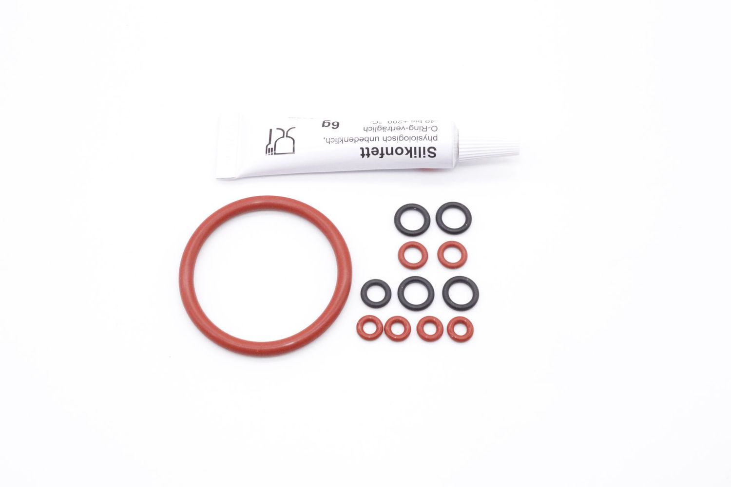 Delonghi ESAM AEG O-Ring SET Dichtungssatz Fett 6g Brühkolben mit Thermoblock ESAM Delonghi ESAM AEG O-Ring SET Dichtungssatz Fett 6g Brühkolben mit Thermoblock ESAM