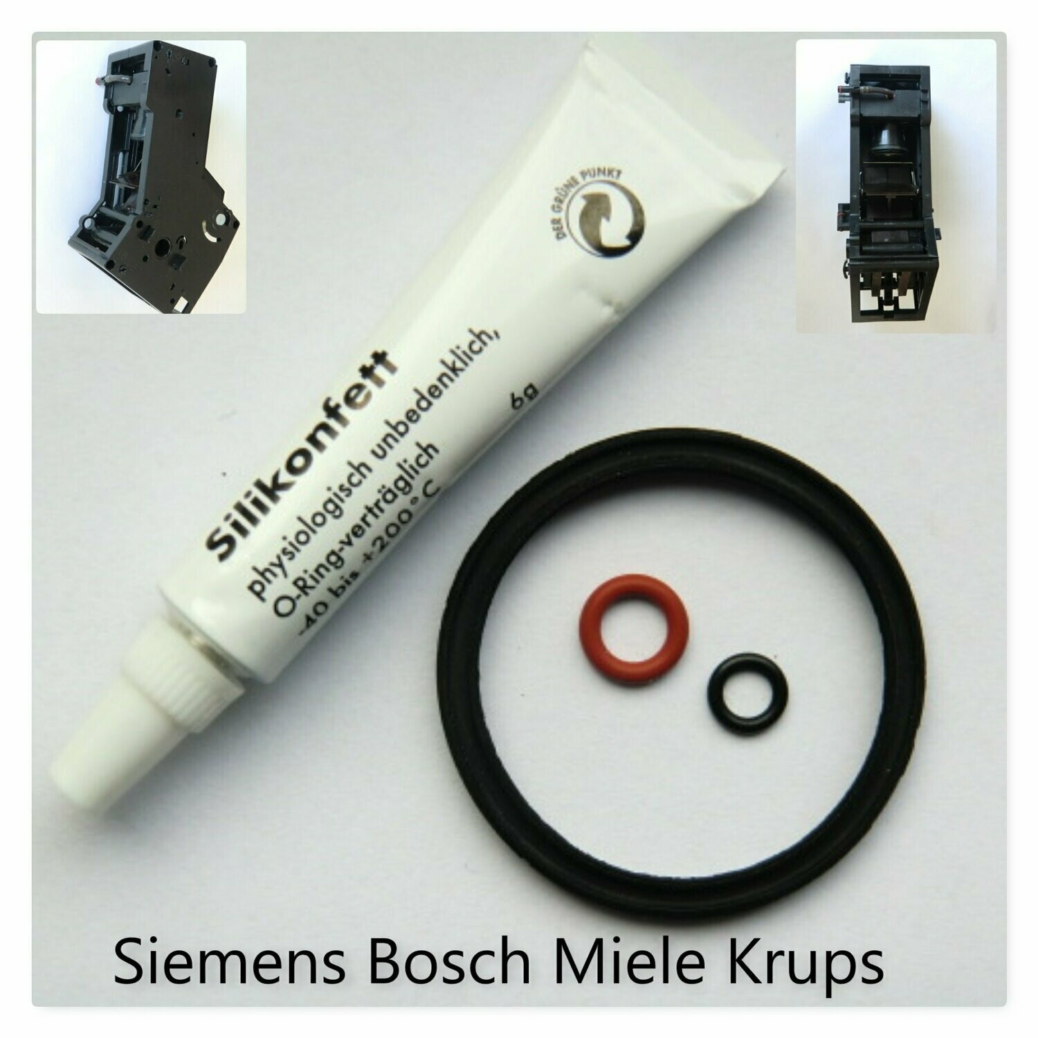 Nutring Lippendichtung O-Ring Fett Miele CVA CM 5 /6 /7 Bosch Nivona Melitta Krups XP900