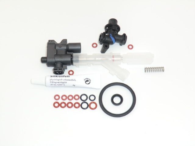 Drainageventil Nutring O-Ring Druckventil Set mit Fett 6g Tube Miele CM CVA Nivona Melitta Bosch