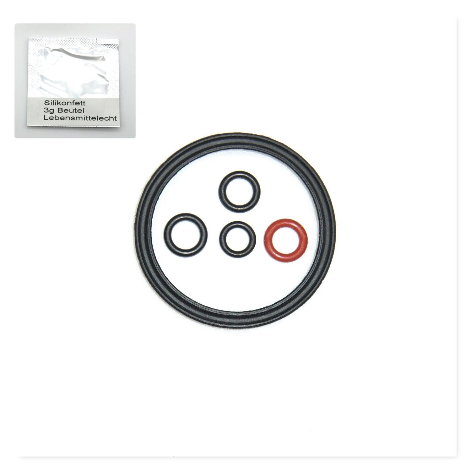 Nutring Lippendichtung Dichtung O-Ring Fett 3g Wartungsset Miele Bosch Siemens Nivona Melitta Krups XP900