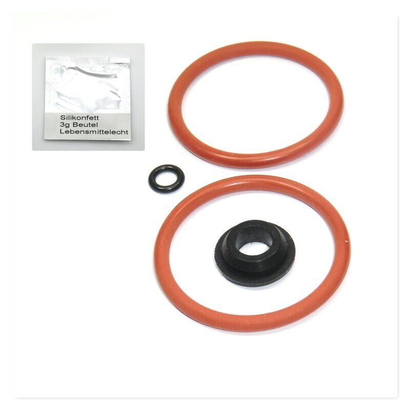 Krups EA 68 69 80 81 82 90 Rowenta ES 68 ES 69 Dichtungssatz  O-Ring Set mit Formdichtung  an Stößel  Thermoblock Fett 3g