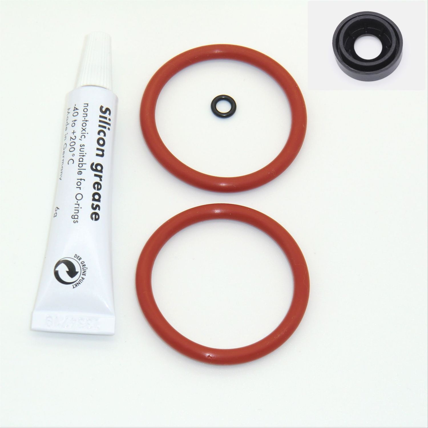 Krups EA 68 69 80 81 82 90 Rowenta ES 68 ES 69 Dichtungssatz O-Ring Fett 6g und Wassertank Dichtung MS-0A01322A Kaffeevollautomat Brühgruppe