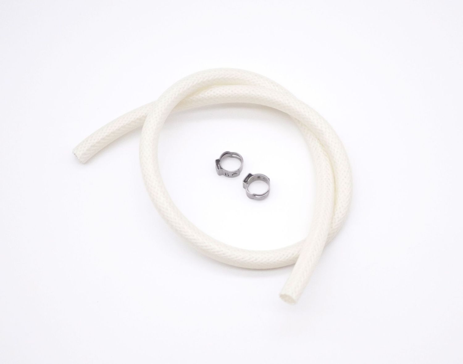 Silikon Gewebeschlauch Schlauch Krups Jura Saeco Philips Siemens Bosch 38 Bar Innen ID 4,1 x 2 mm 8,1 mm Außen + Schellen Silikon Gewebeschlauch Schlauch Krups Jura Saeco Philips Siemens Bosch 38 Bar Innen ID 4,1 x 2 mm 8,1 mm Außen + Schellen