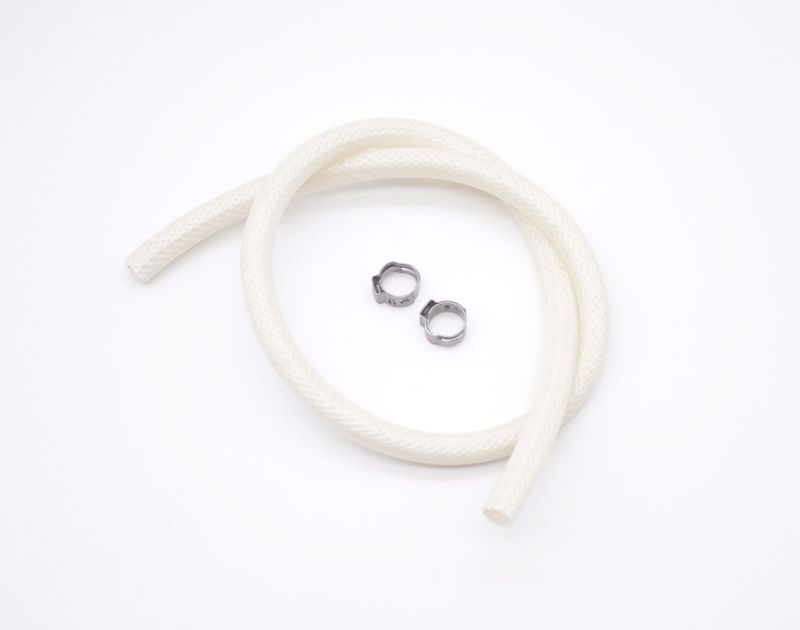 Silikon Gewebeschlauch Schlauch Krups Jura Saeco Philips Siemens Bosch 38 Bar Innen ID 4,1 x 2 mm 8,1 mm Außen + Schellen