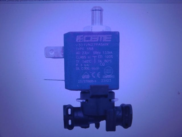 DeLonghi ECAM und Espressoautomaten 3-Wege Magnetventil SOLENOIDVENTILV301VN27PA5AIX ELVAL CEME 5301VN2-7(3VC)(GRY)230V Neu 5213270535