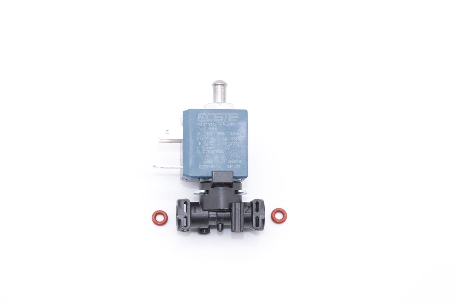 DeLonghi ECAM und Espressoautomaten 3-Wege Magnetventil SOLENOIDVENTILV301VN27PA5AIX ELVAL CEME 5301VN2-7(3VC)(GRY)230V Neu 5213270535