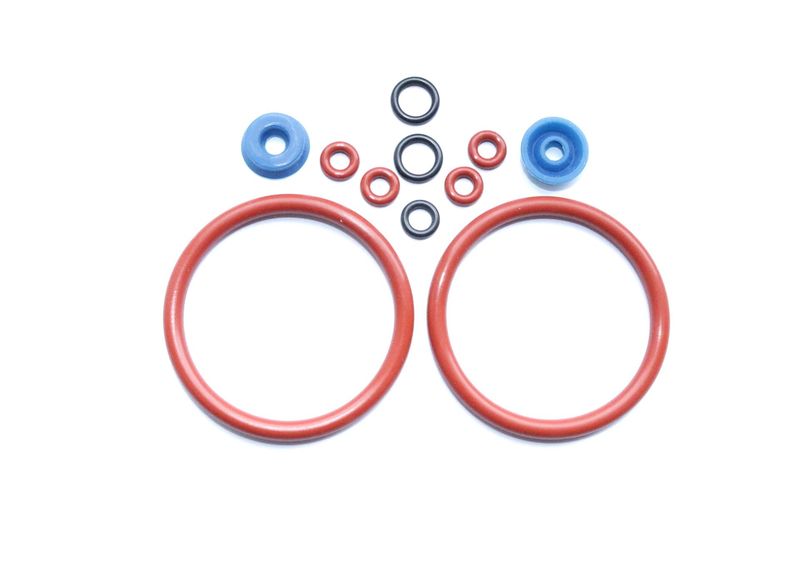 Jura Franke Dichtungssatz O-Ring Brühgruppe Kolben Drainageventil Krups  AEG Privileg Kaffeevollautomat/Blau