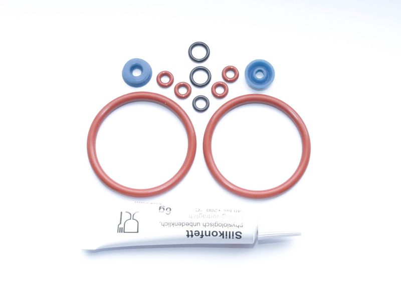 Jura Dichtung Wartungsset Dichtung SET O-Ring Fett für Kolben Brühgruppe Franke Krups AEG/Blau