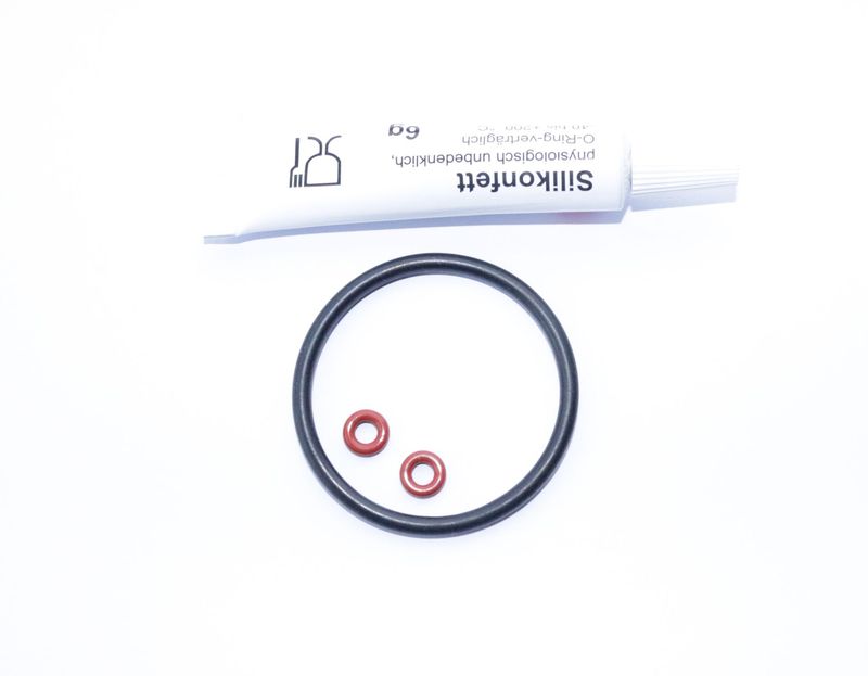 Dichtungssatz Kapselmaschine  Nespresso Delonghi Krups Citiz , Lattissima Maestra Essenza (Schwarz)