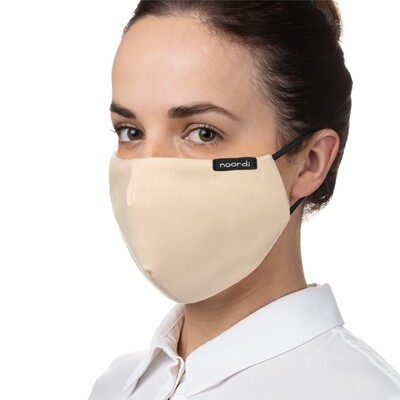 Noordi®Antimicrobial Washable, Reusable Face Mask - Adult - Cream