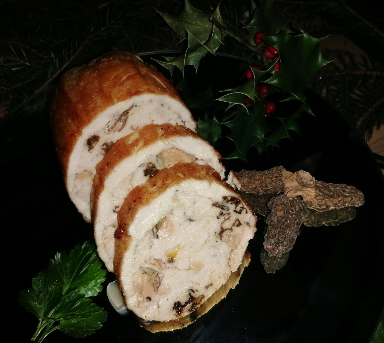 Filet de dinde farcie aux marrons