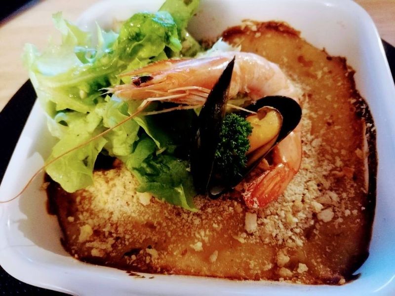 Gratin de fruits de mer