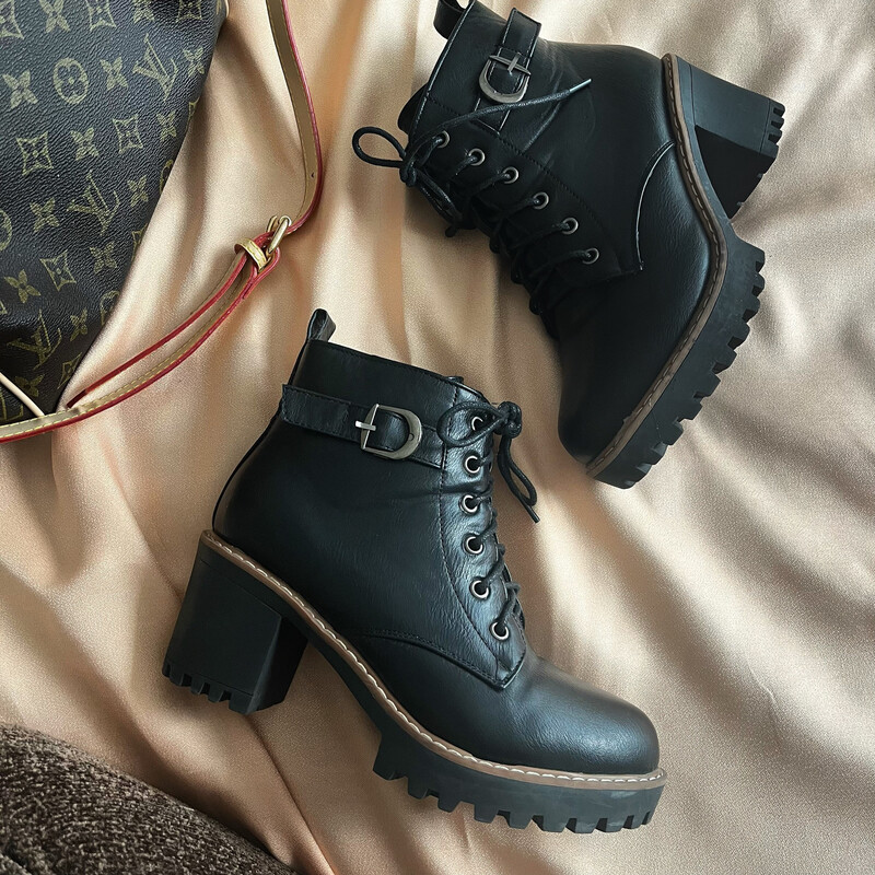 Lace-Up Ankle Boot
