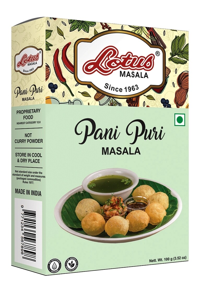 Lotus Pani Puri Masala 100g