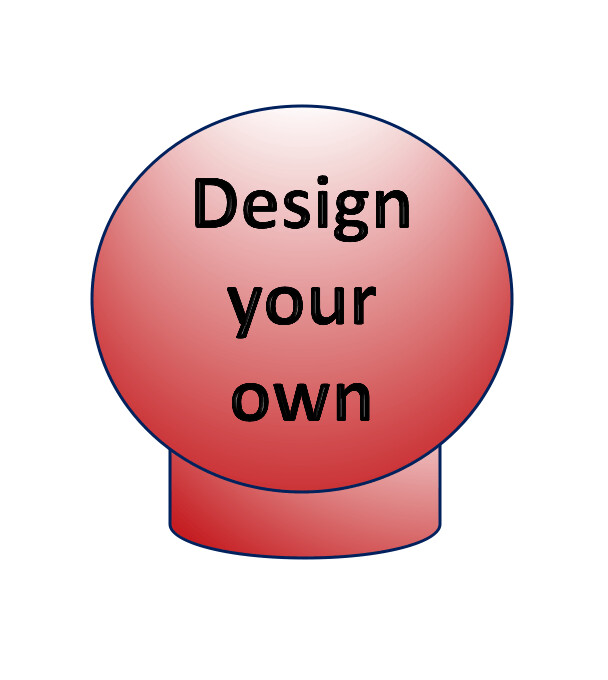 Solid colour gear knob