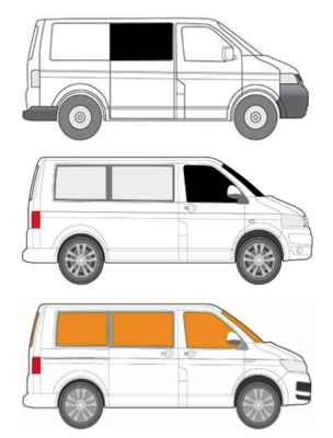 VW T5 - T6 fitment