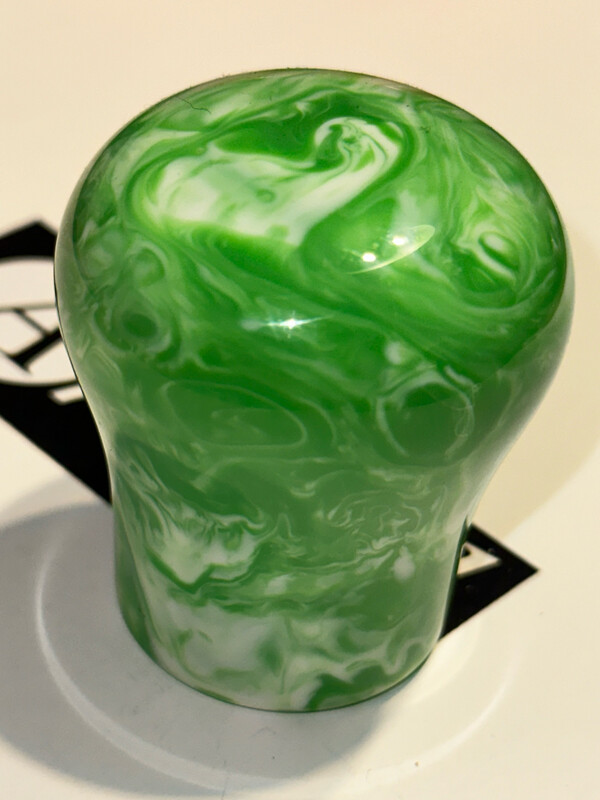 Green/white Swirl