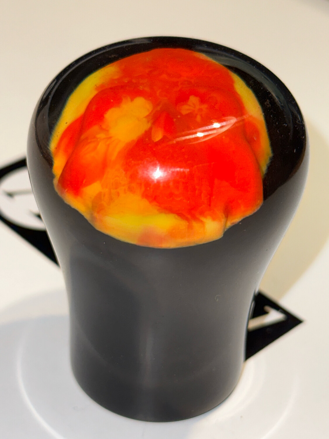 Flame Skull on Black