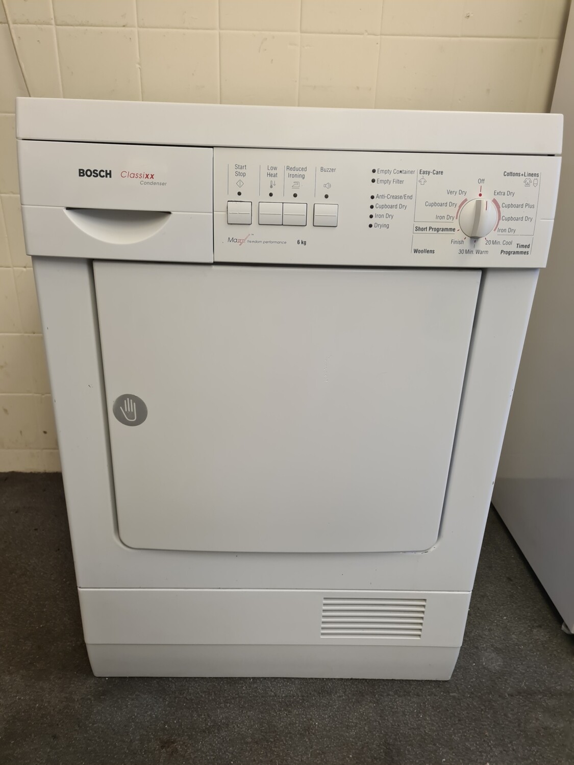 BOSCH SENSOR CONDENSER TUMBLE DRYER 6Kg MODEL WTL6106GB