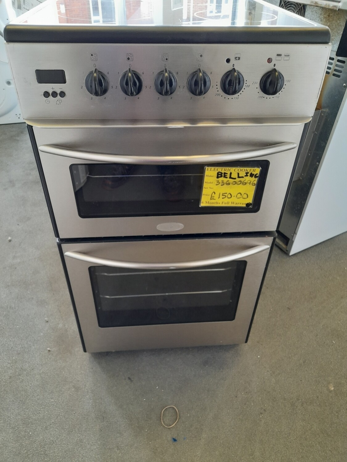BELLING ELECTRIC COOKER DOUBLE OVEN AND GRILL 500mm  MODEL 336
