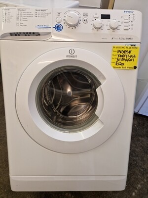 INDESIT 7Kg A+ RATED 1400 SPIN SPEED XWD71452