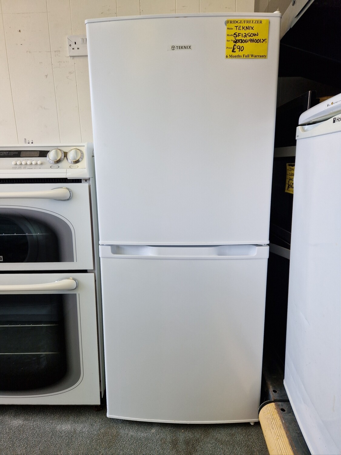 TEKNIC FRIDGE FREEZER MODEL SF1250 120 CM TALL, 50 CM 