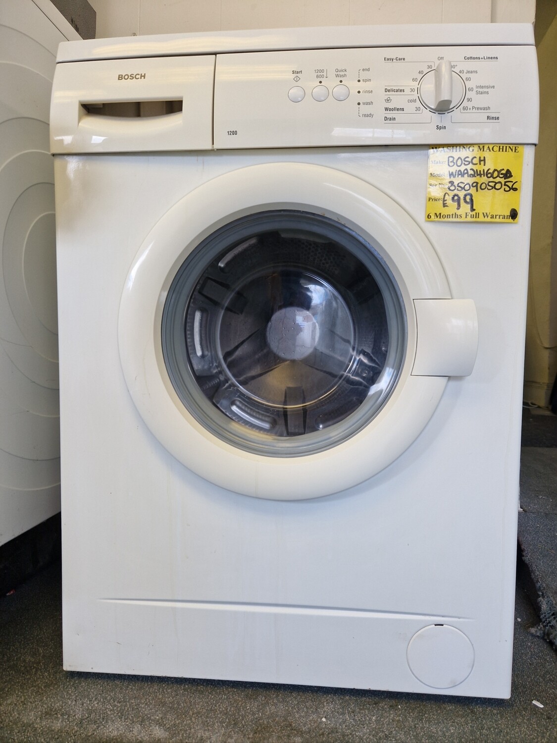 BOSCH WASHING MACHINE MAXX 6 1200 6Kg WAA24166GB