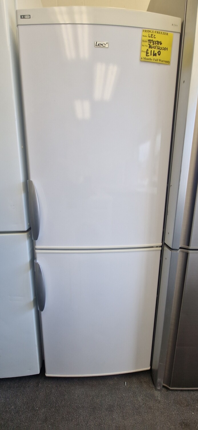 LEC FROSTFREE  FRIDGE FREEZER 151CM TALL 55CM WIDE  MODEL TF5586