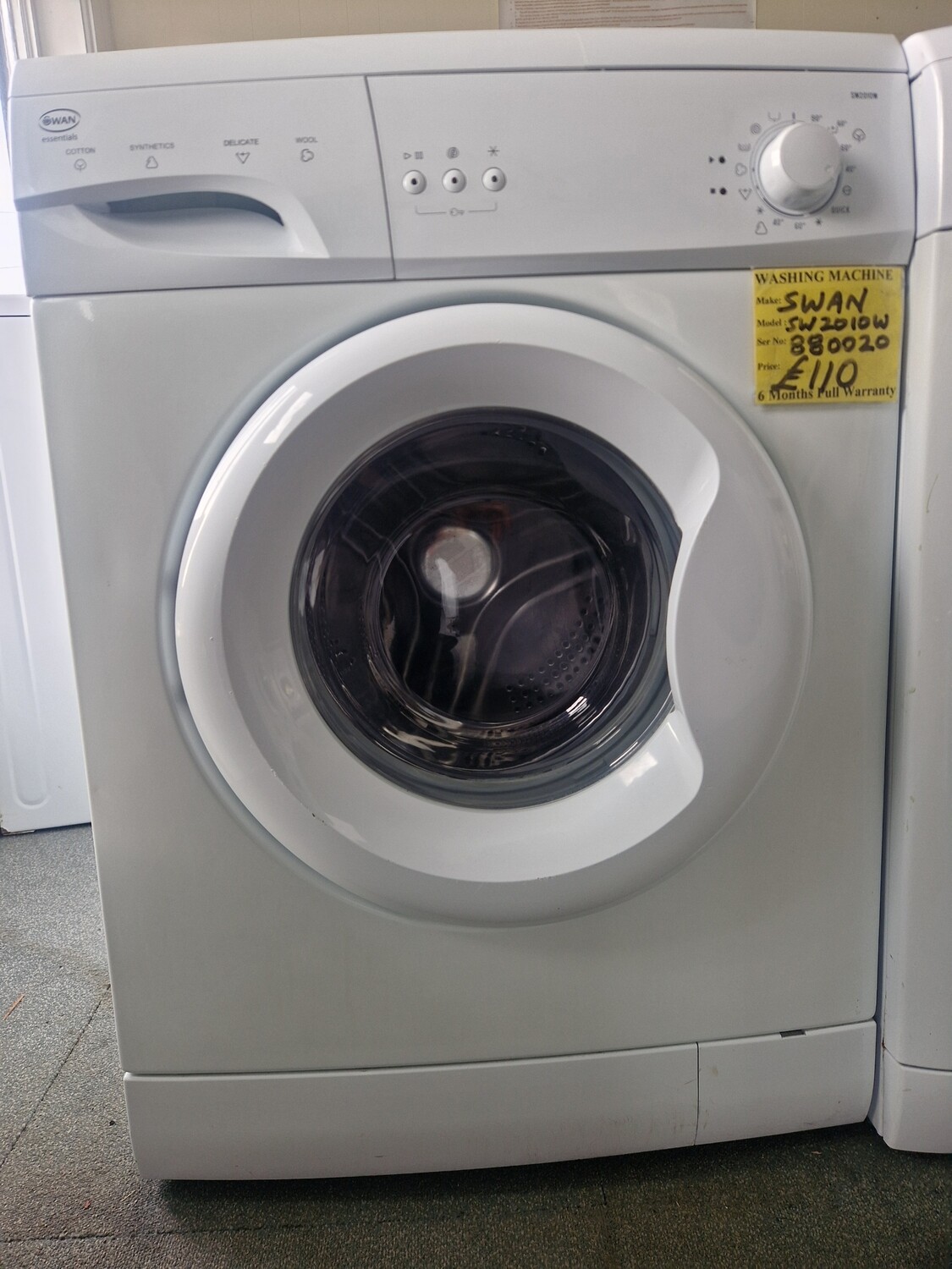SWAN  5KG WASHING MACHINE A+ RATED  MODEL SW2010