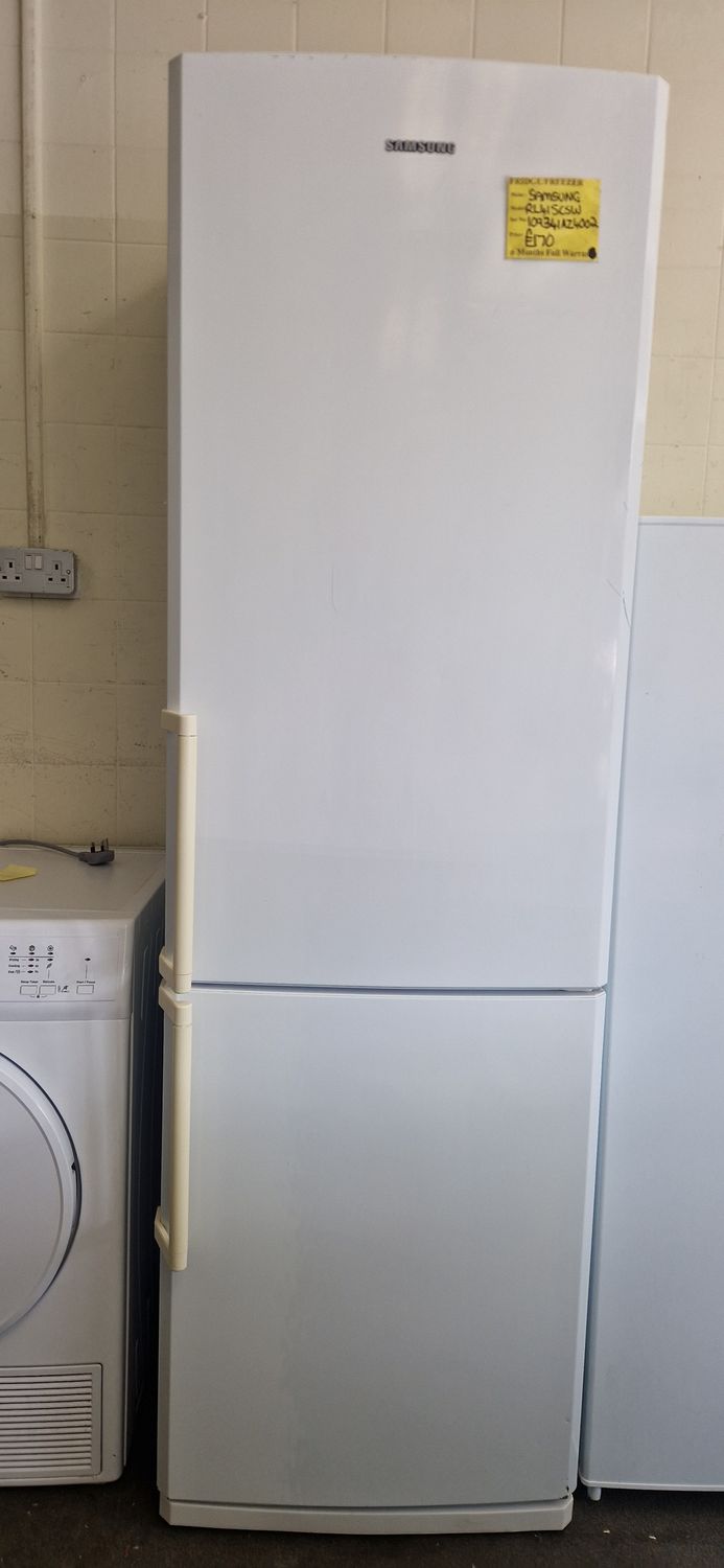 SAMSUNG TALL  FROSTFREE FRIDGE FREEZER&nbsp;MODEL  RL41SCSW 191 CM TALL, 60CM&nbsp;WIDE 