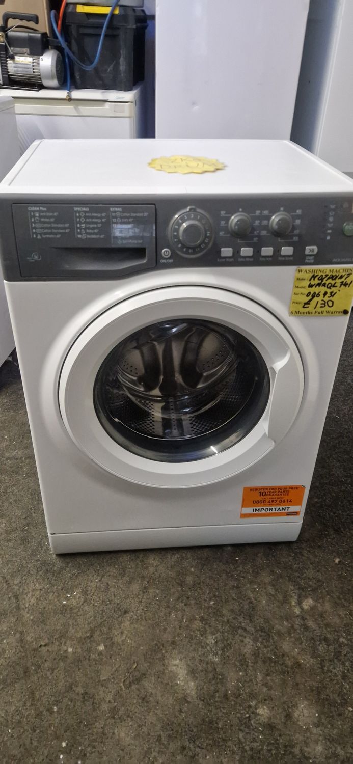HOTPOINT AQUARIUS  7KG A+ RATED WASHING MACHINE MODEL WMAQL741