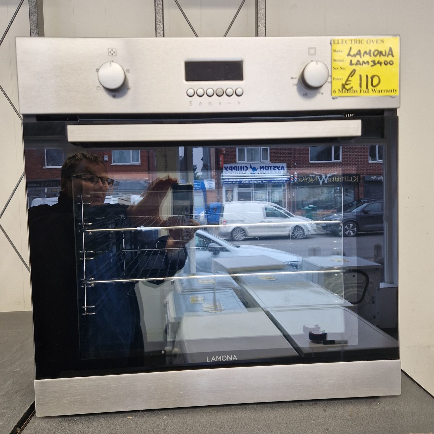 LAMONA SINGLE CAVITY OVEN STANDARD 60 CM MODEL LAM3400