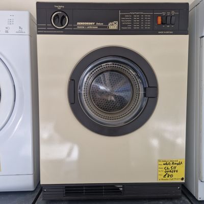 WHITE KNIGHT VENTED TUMBLE DRYER DUEL HEAT 6KG 6 MONTHS WARRANTY MODEL CL511