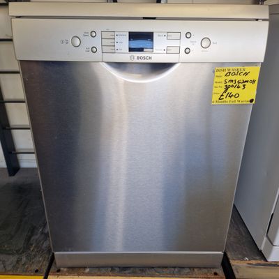 BOSCH STAINLESS STEEL FULL SIZE  DISHWASHER MODEL SMS50M08
