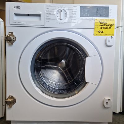 BEKO INTEGRATED WASHING MACHINE 8KG MODEL WIY84540