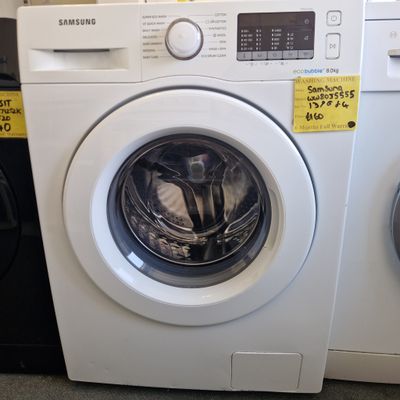 SAMSUNG ECO BUBBLE  8Kg WASHING MACHINE MODEL WW80J5555