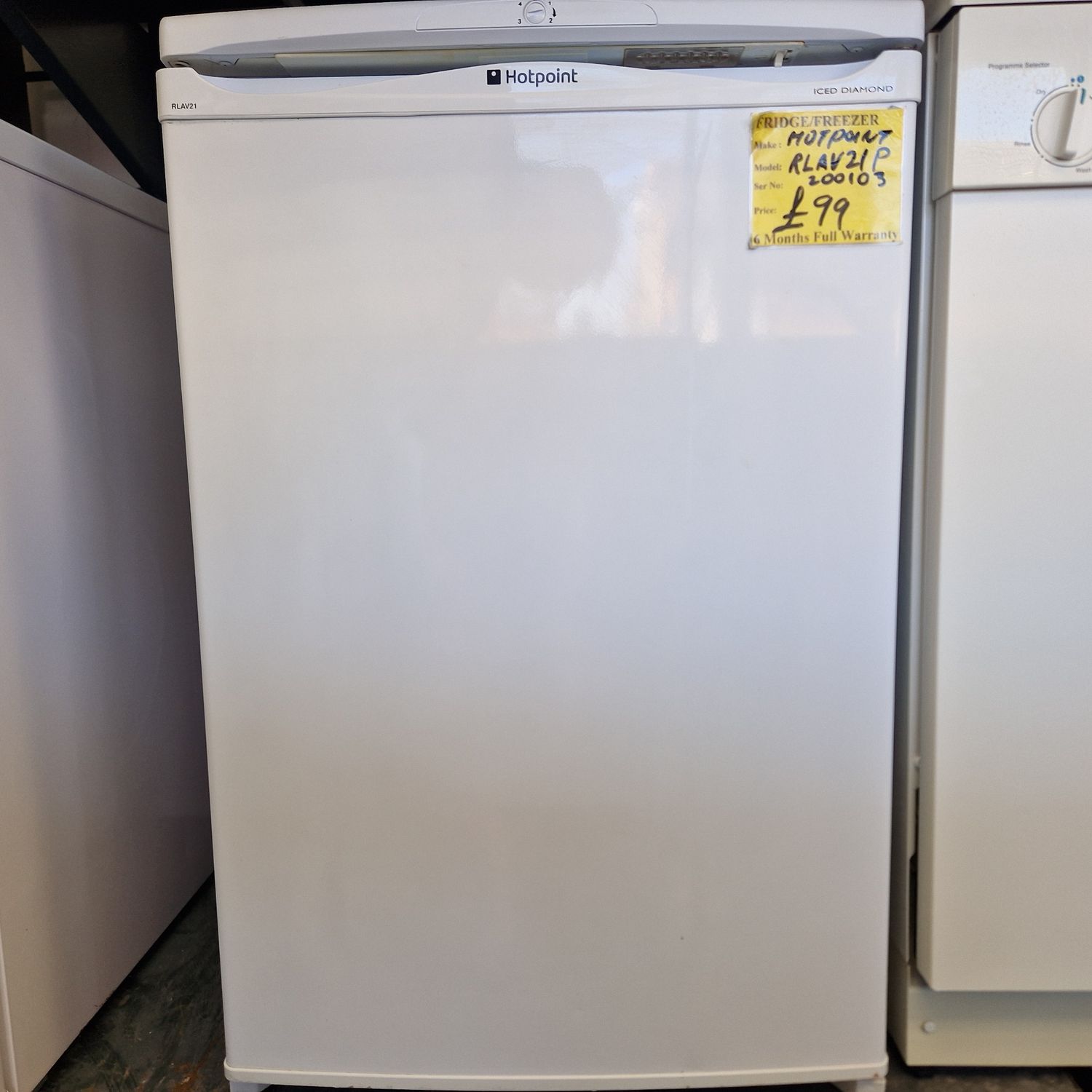 HOTPOINT LARDER FRIDGE  RLAV21P 85 CM TALL, 55CM WIDE