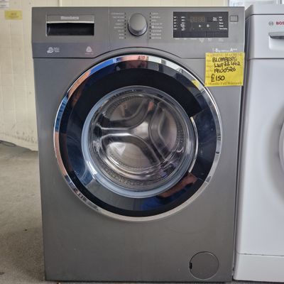 BLOMBERG GRAPHITE GREY 8Kg 1400 SPIN WASHING MACHINE  A+++  MODEL LWF28442
