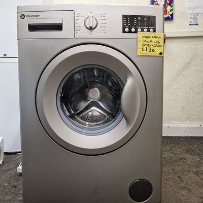 WHITE KNIGHT 8Kg WASHING MACHINE GREY/ SILVER  MODEL DAWM148