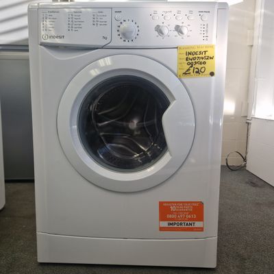 INDESIT 7KG A++ RATED 1400 SPIN SPEED MODEL EWD71452