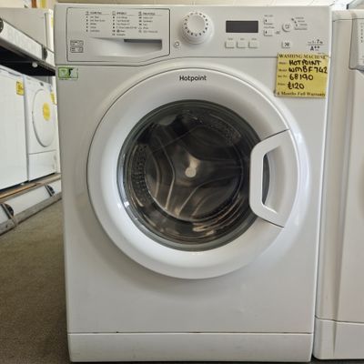 HOTPOINT WASHING MACHINE 7KG A++ RATED 1400 SPIN MODEL WMBF742P