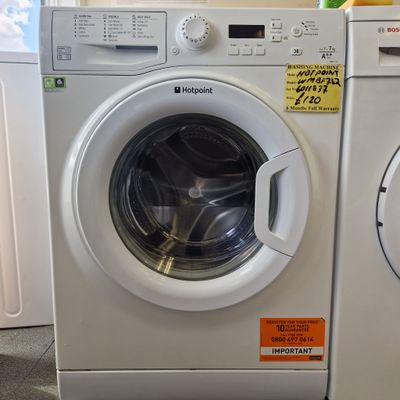 HOTPOINT WASHING MACHINE 7KG A++ RATED 1400 SPIN MODEL WMBF742P